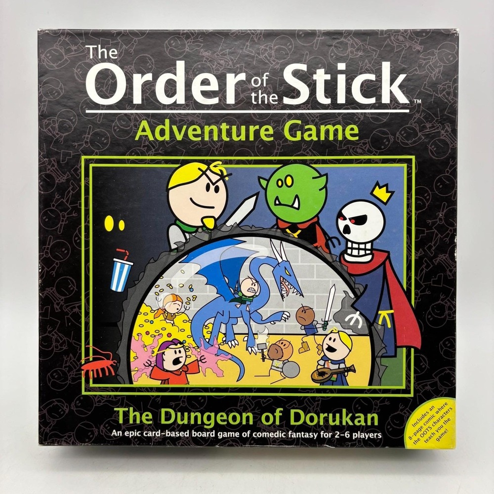 The Order of the Stick Adventure Game COMPLETE APE Games 2006 Dungeon of Dorukan
